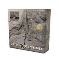 Verpackung des Tiroler Steinöls für Gesundheit
