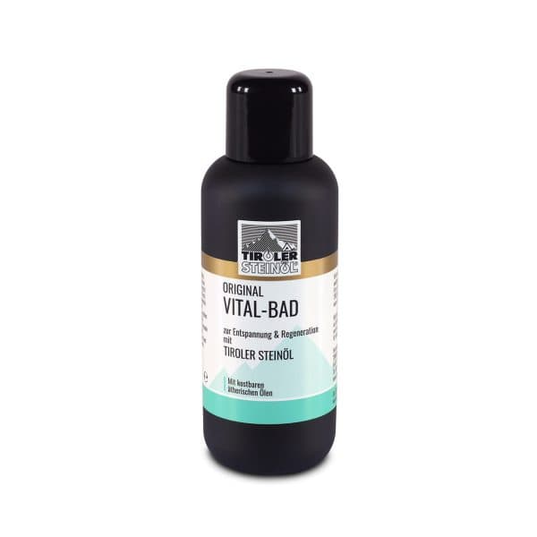 vitalbad mit tiroler steinÖl 200ml hp Flasche Tiroler Steinöl Vital-Bad zur Regeneration